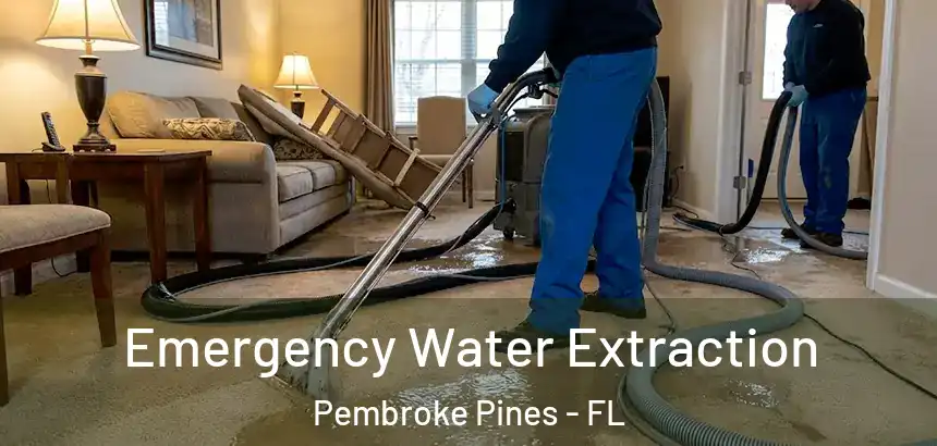 Emergency Water Extraction Pembroke Pines - FL