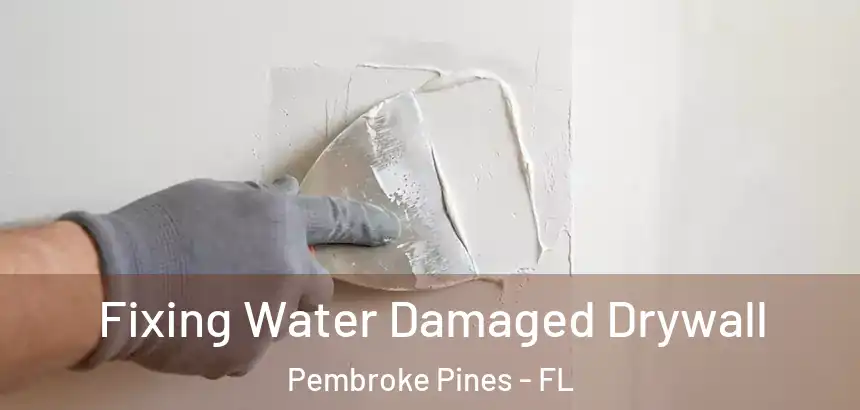  Fixing Water Damaged Drywall Pembroke Pines - FL